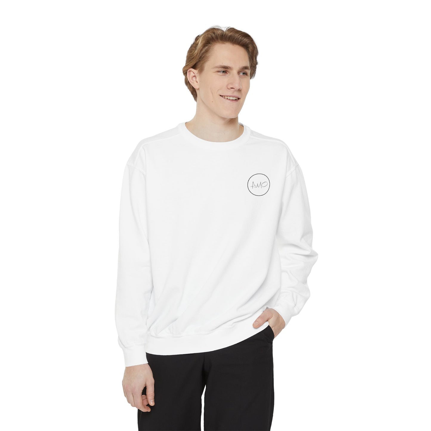 Cozy Unisex Garment-Dyed Sweatshirt, Perfect Gift for Friends, Casual Wear, Birthday Gift, Everyday Comfort, Ideal for Home or Out