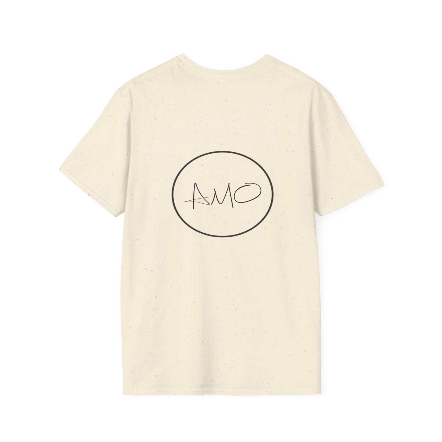 Minimalist Unisex T-Shirt with 'AMO' Design, Casual Wear, Gift for Him/Her, Trendy Fashion, Everyday Comfort, Birthday Gift