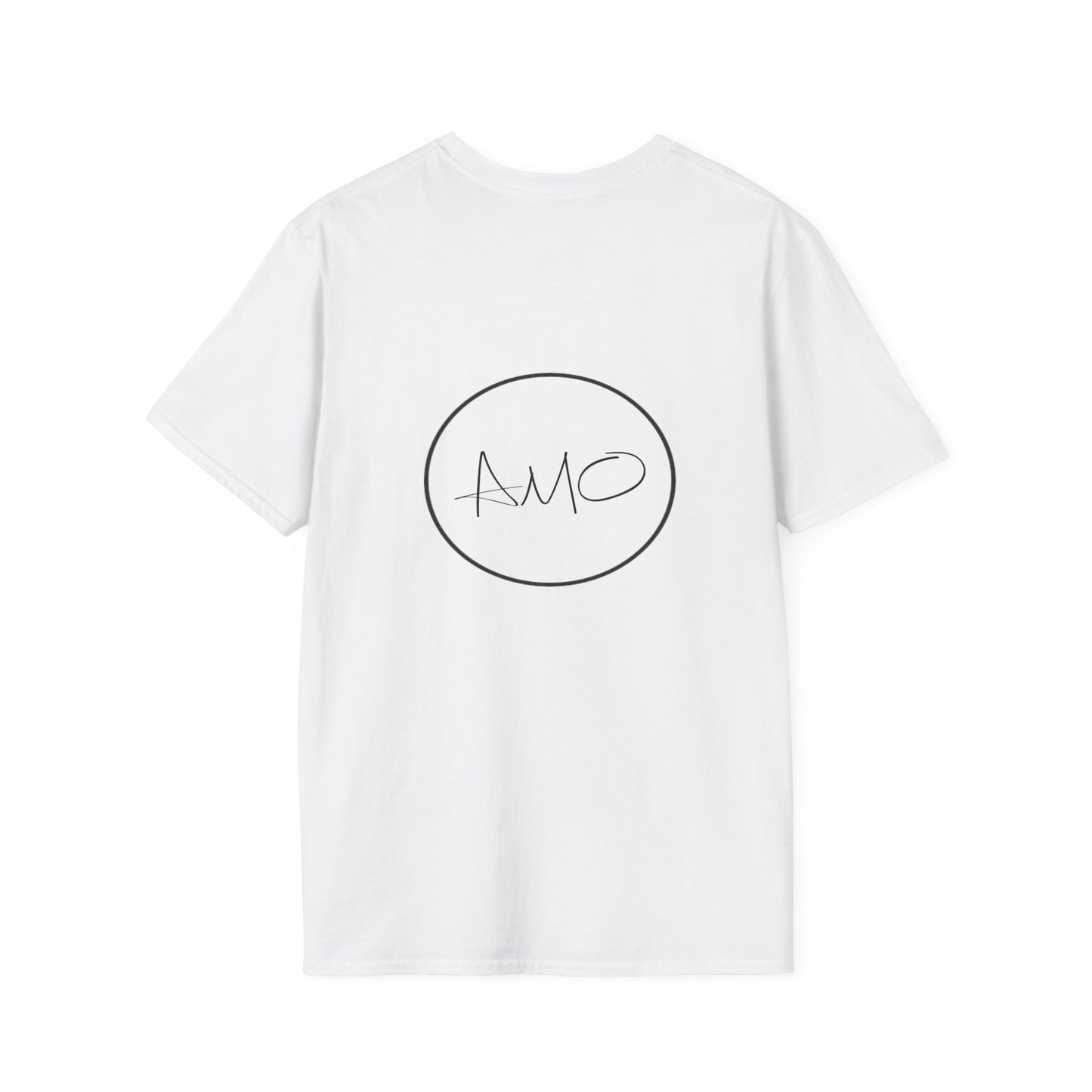 Minimalist Unisex T-Shirt with 'AMO' Design, Casual Wear, Gift for Him/Her, Trendy Fashion, Everyday Comfort, Birthday Gift