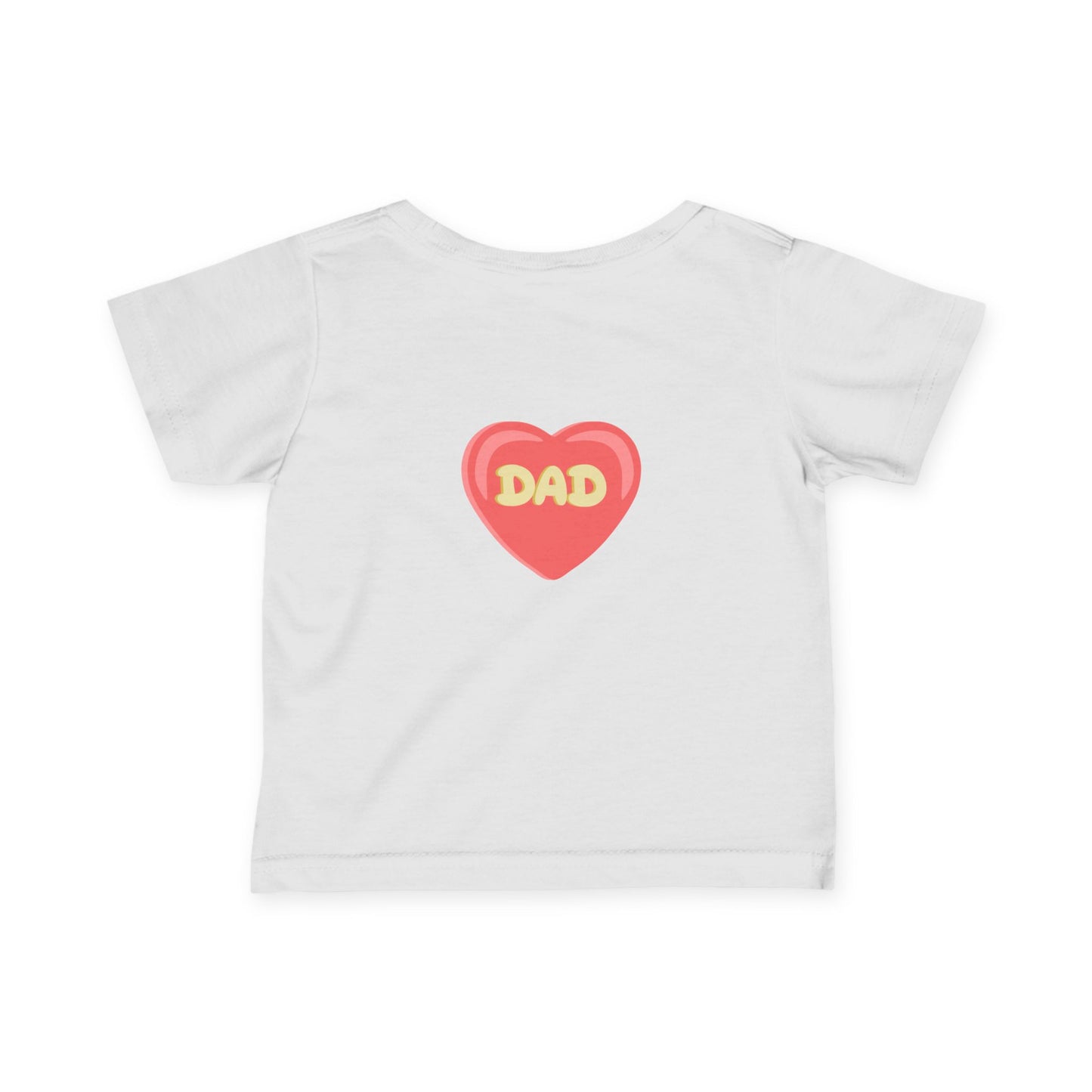Cute Baby Tee for Dads, I Love Papa Shirt, Father's Day Gift, Infant Jersey Tee, Cute Toddler T-Shirt, Baby Gift for New Parents