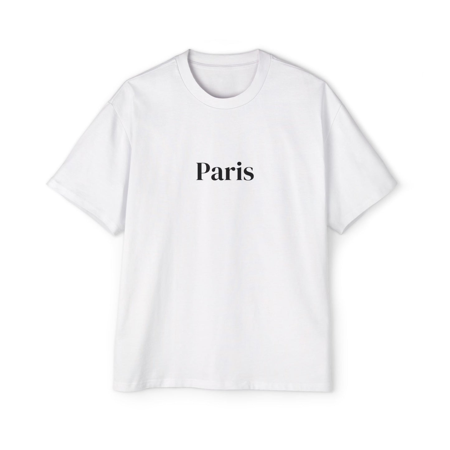 Paris Eiffel Tower Oversized Tee, Casual Wear, Gift for Travelers, Street Style Fashion, Summer Tee, Parisian Vibe