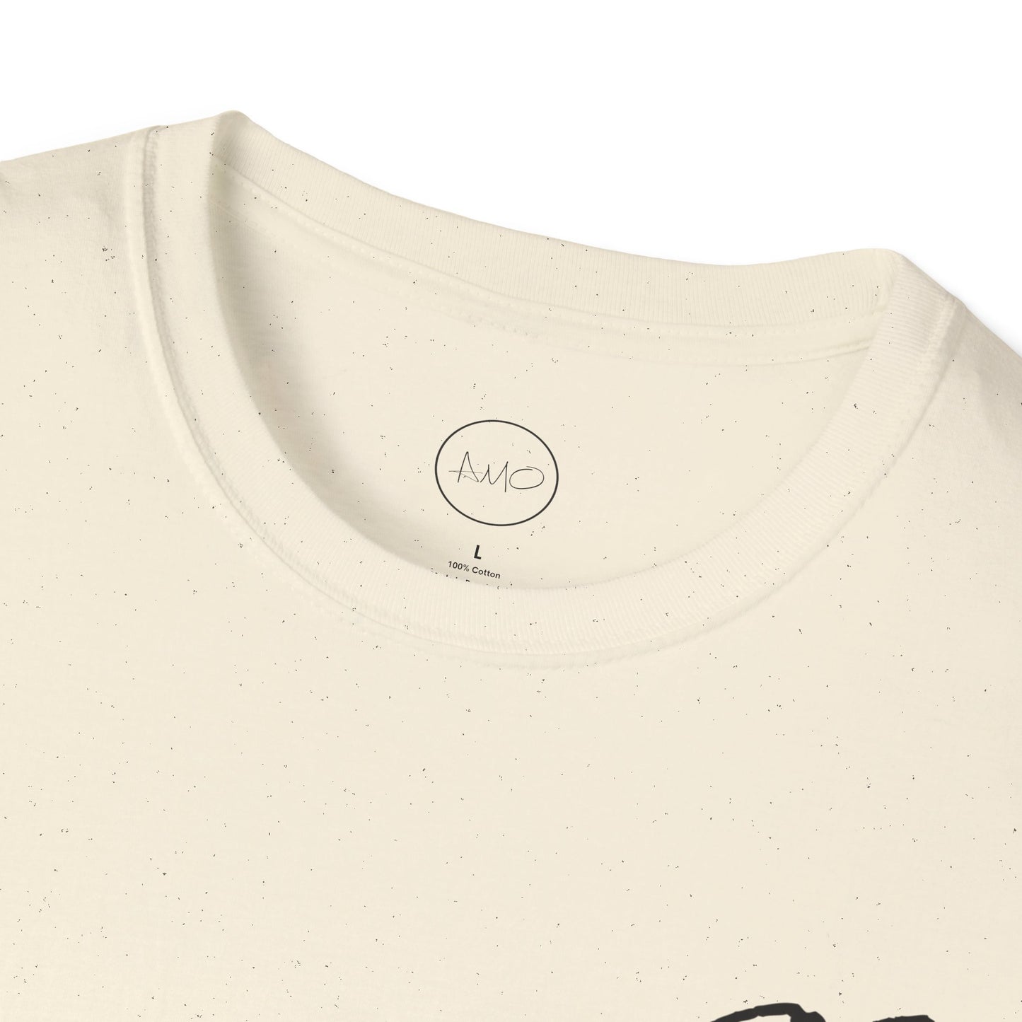 Minimalist Unisex T-Shirt with 'AMO' Design, Casual Wear, Gift for Him/Her, Trendy Fashion, Everyday Comfort, Birthday Gift