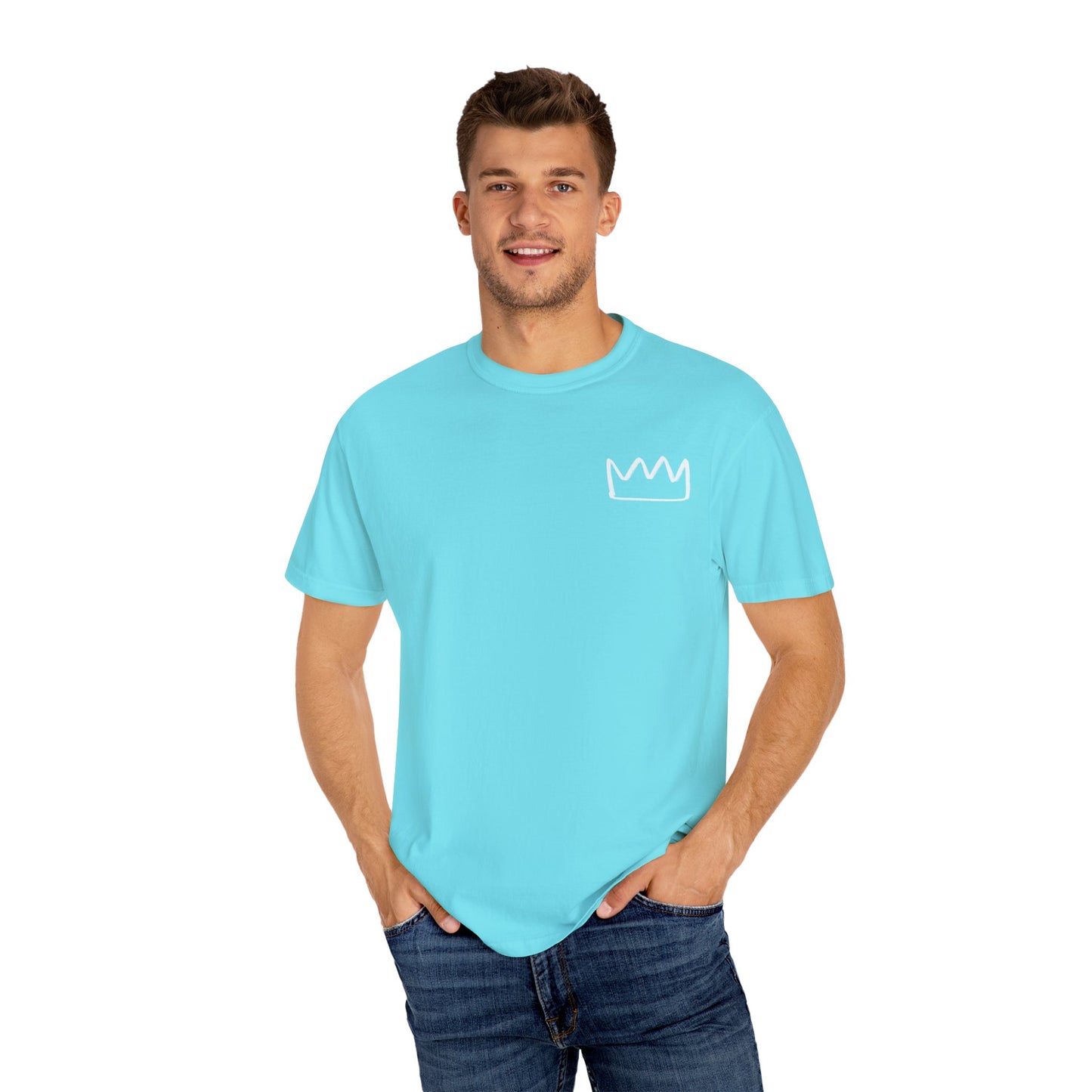 Vibrant Crown T-Shirt for Unisex, Casual Wear, Gift for Birthdays, Summer Outfits, Beach Day Essentials, Eco-Friendly Fashion