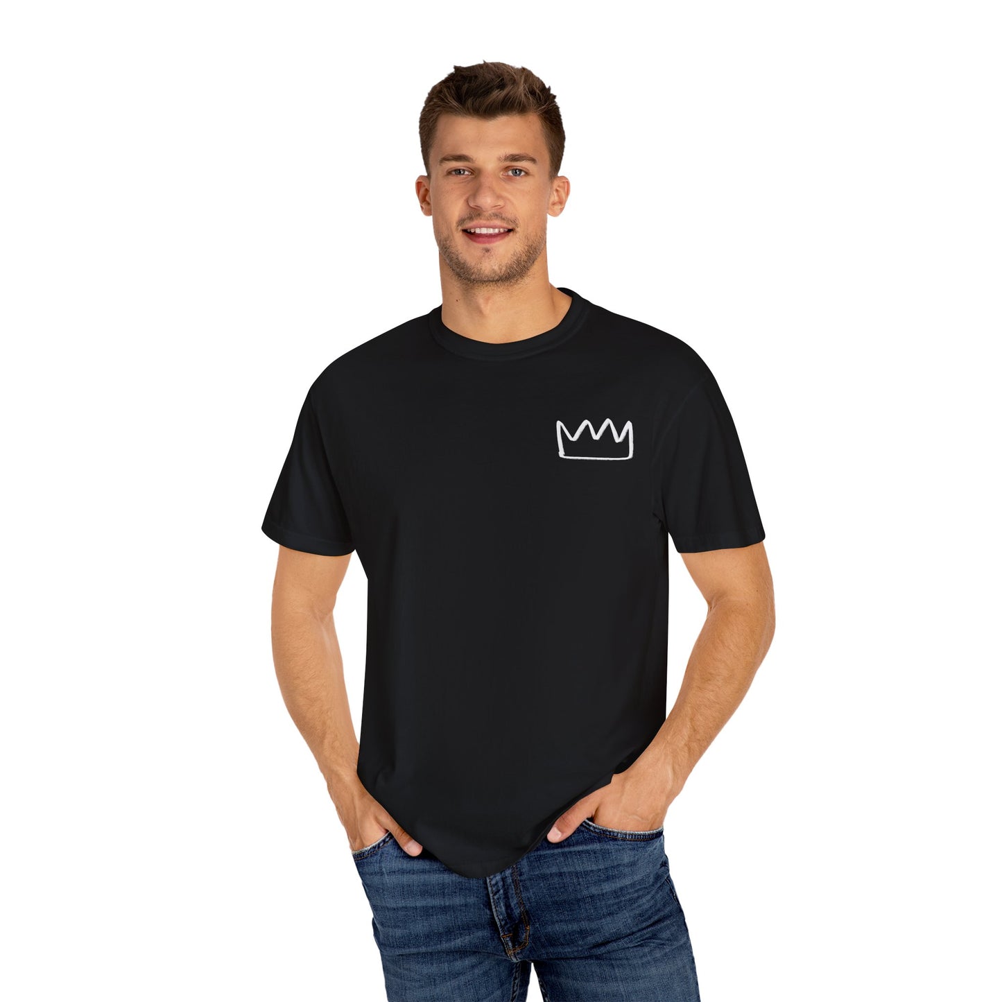 Vibrant Crown T-Shirt for Unisex, Casual Wear, Gift for Birthdays, Summer Outfits, Beach Day Essentials, Eco-Friendly Fashion